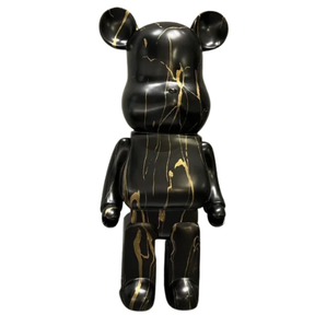 Estátua de Urso em Resina, Escultura de Luxo para Decoração de Sala de Estar, Ornamento para Casa e Acessórios de Mesa