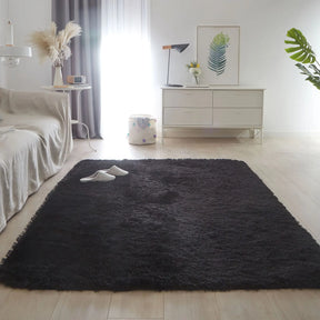 Tapete Peludo Nórdico – Macio, Antiderrapante e Moderno para Quarto e Sala de Estar