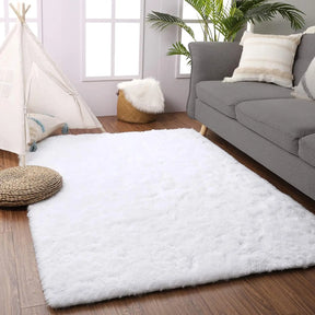 Tapete Peludo Nórdico – Macio, Antiderrapante e Moderno para Quarto e Sala de Estar