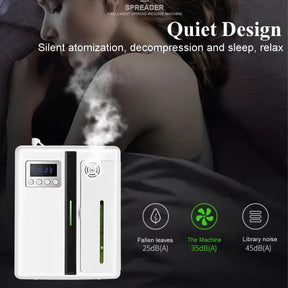 Difusor de Aromas Inteligente 160ml com Bluetooth e Instalação na Parede – Sem Água